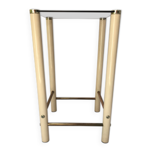 Table d'appoint carrée - verre