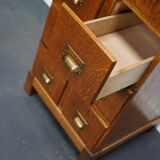 Vintage apothecary furniture in oak, Germany, 1940s