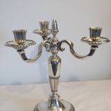 Candélabre en métal argenté