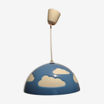 Suspension Ikea Skojig « lampe nuage », design Henrik Preutz, années 90.
