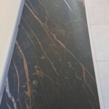 Composite marble effect console