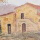 Painting oil on canvas Tuscan landscape R. Morelli 50x70 years 60/70