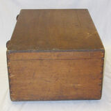 Old wooden suitcase