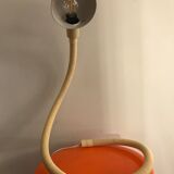 Hebi cream Snake lamp Isao Hosoe for Valenti 1970