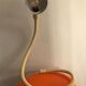Hebi cream Snake lamp Isao Hosoe for Valenti 1970