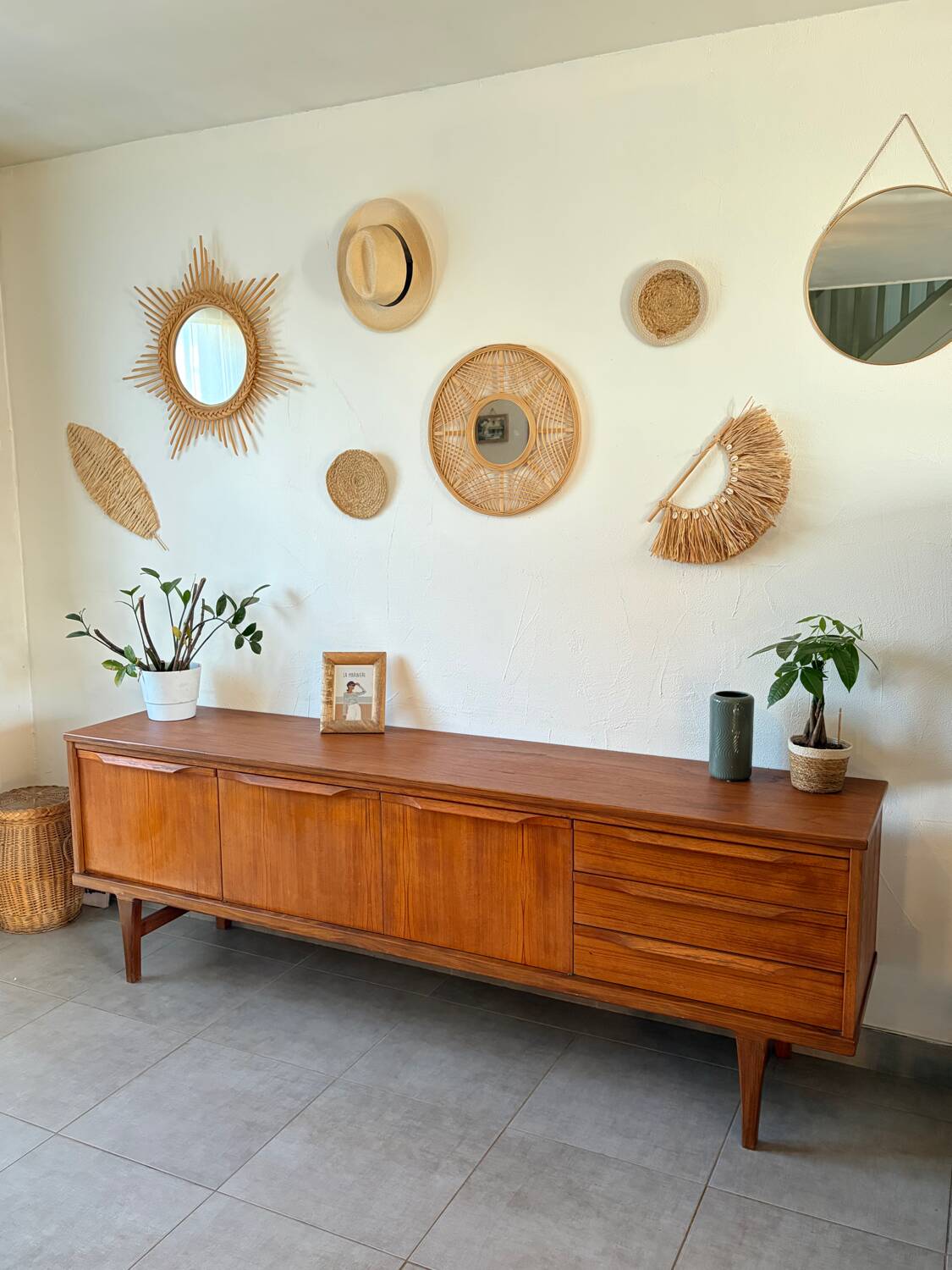 Vintage Scandinavian teak sideboard