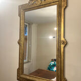Antique gilded mirror in Louis XVI style