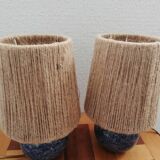 Pair of vintage ceramic lamp