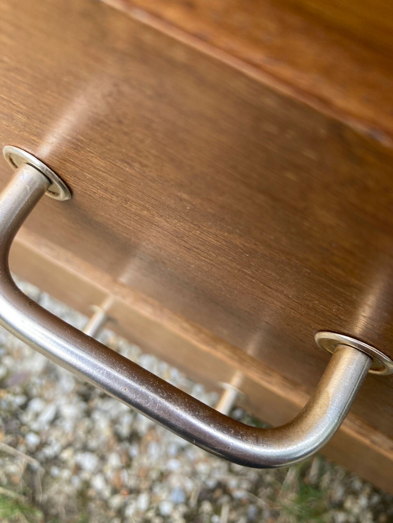 Vintage chest of drawers compass feet