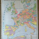 Former rossignol school map of europe.