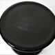 Champagne bucket design black glass in the shape of a 70s cork