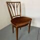 Chaises de salle à manger ou d'appoint vintage éclectiques Regency en chêne et velours en épi de blé