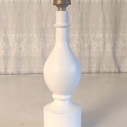 Wooden lamp foot turned by Philippe Capelle – 60s/70s