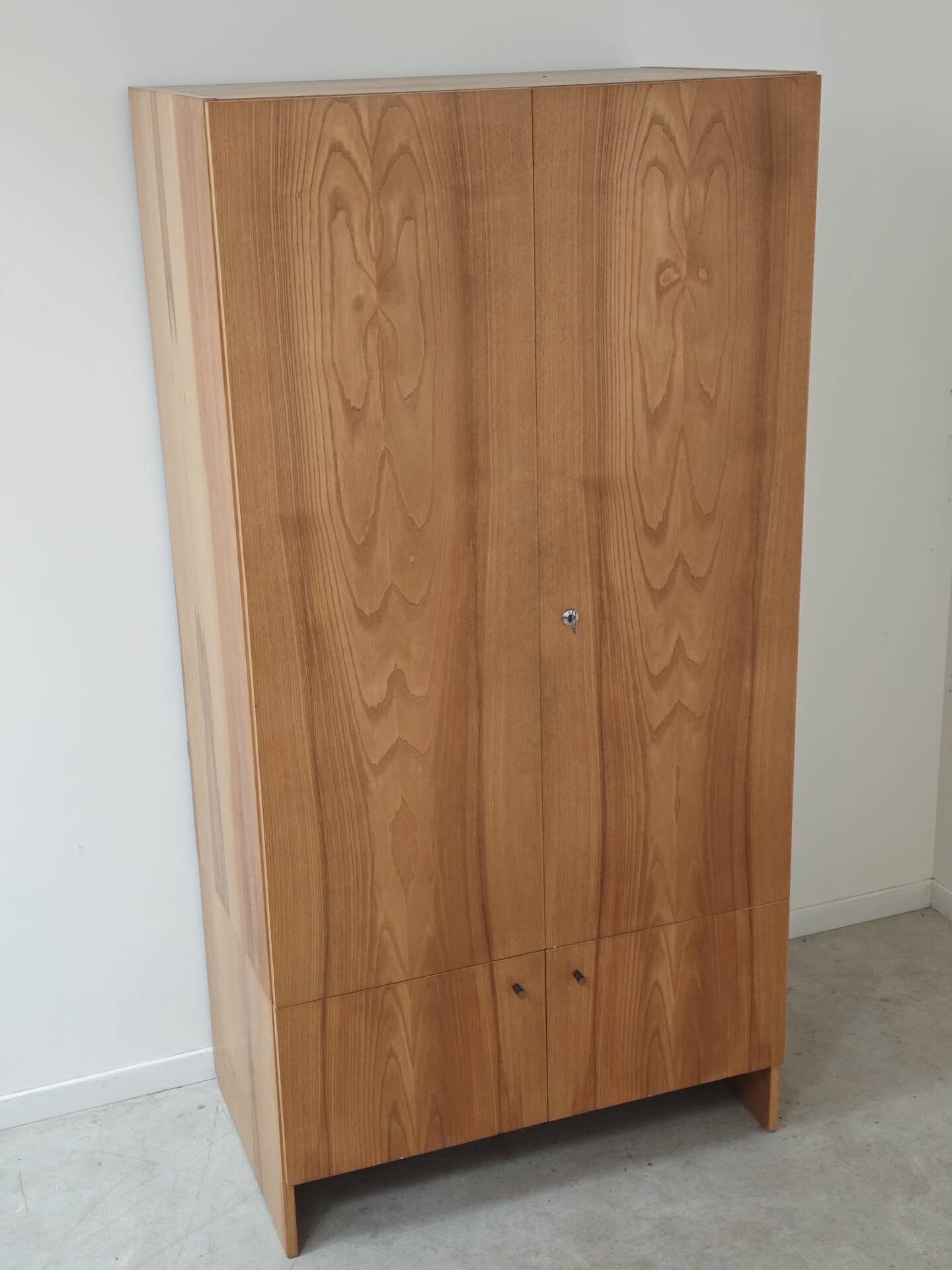 Large wooden wardrobe Drevotex 1970