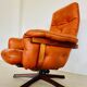 Vintage Danish mid-century Gote Mobler reclining lounge chair 1970s