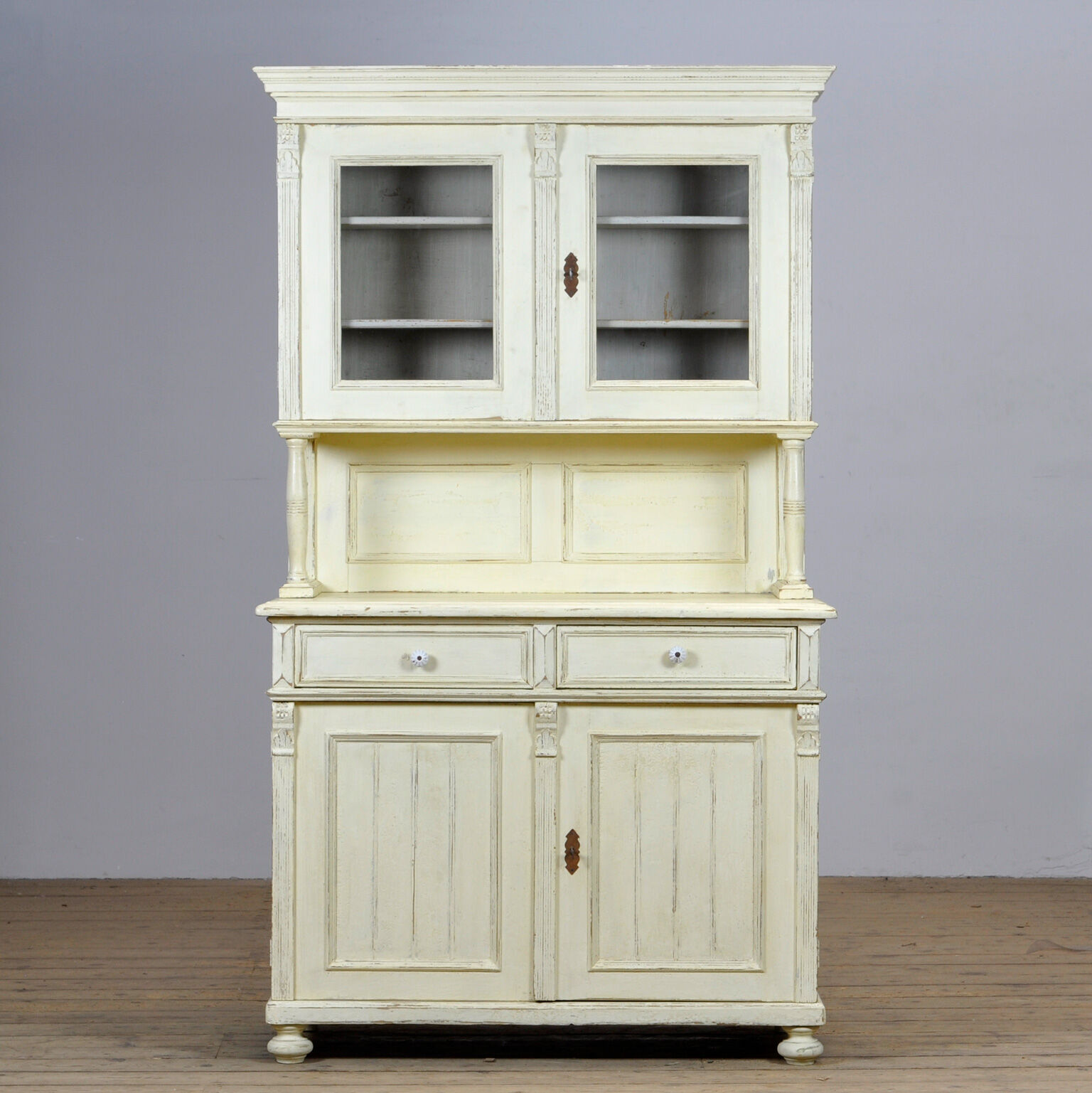 Solid pine kitchen cupboard 1920's