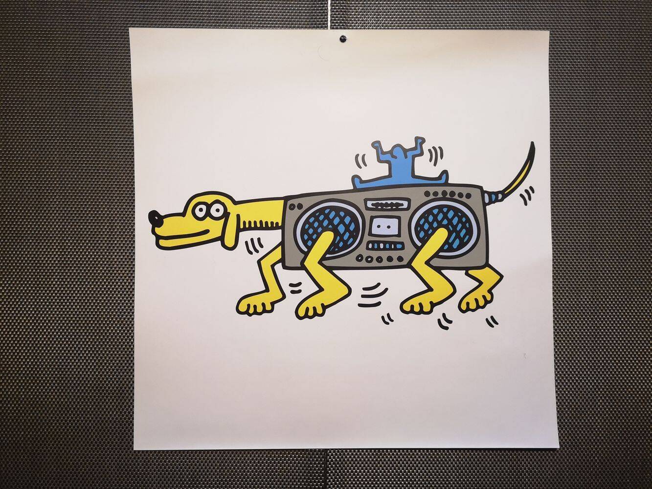 Illustration by Keith Haring - 'Animals' series - 3/12