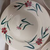 “Terre de Fer” soup plates and fruit bowl set