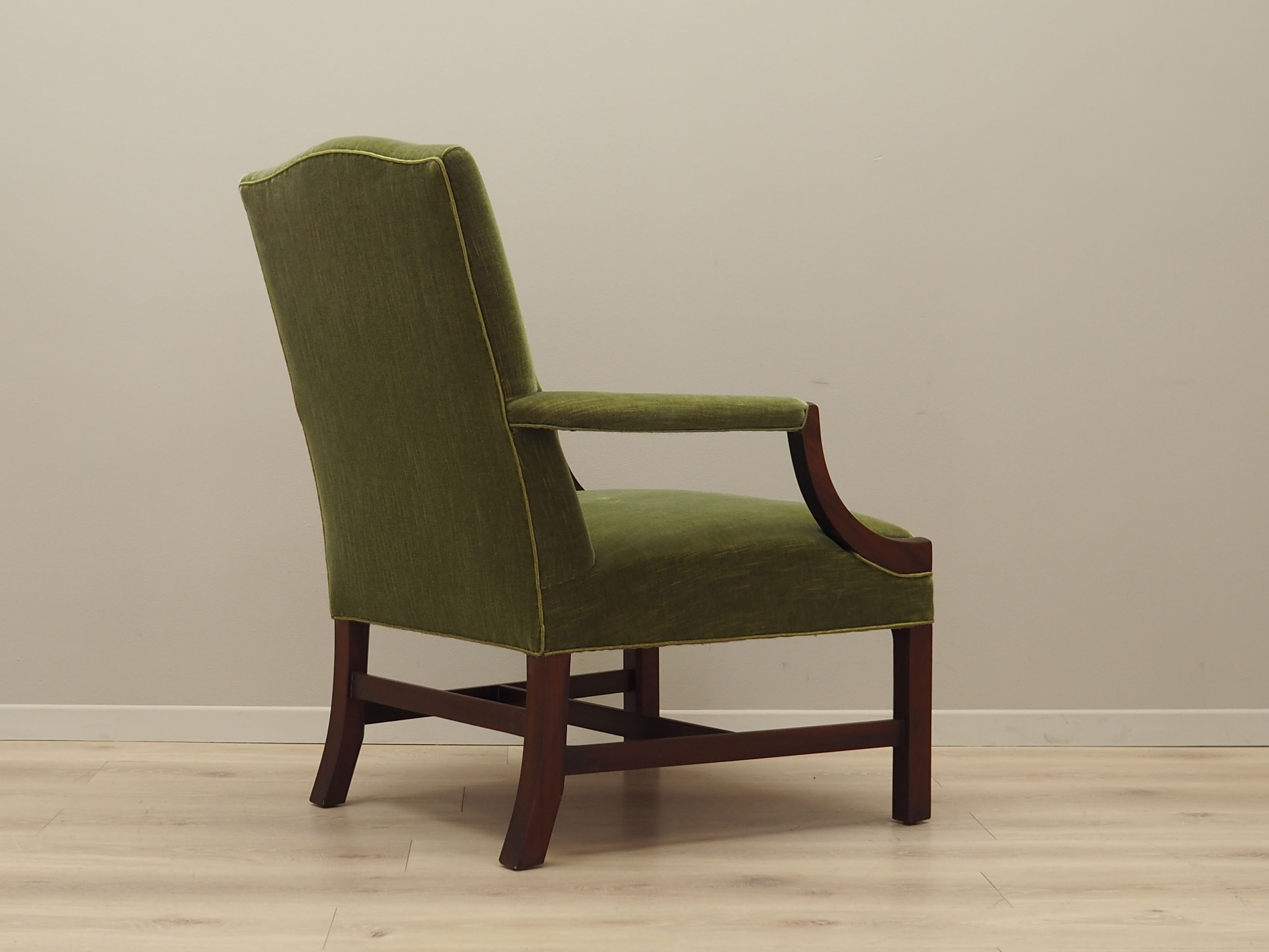 Fauteuil en acajou, design danois, années 1970, production: Danemark