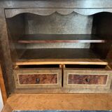 Secretary Napoleon III in rosewood and rosewood Marble top