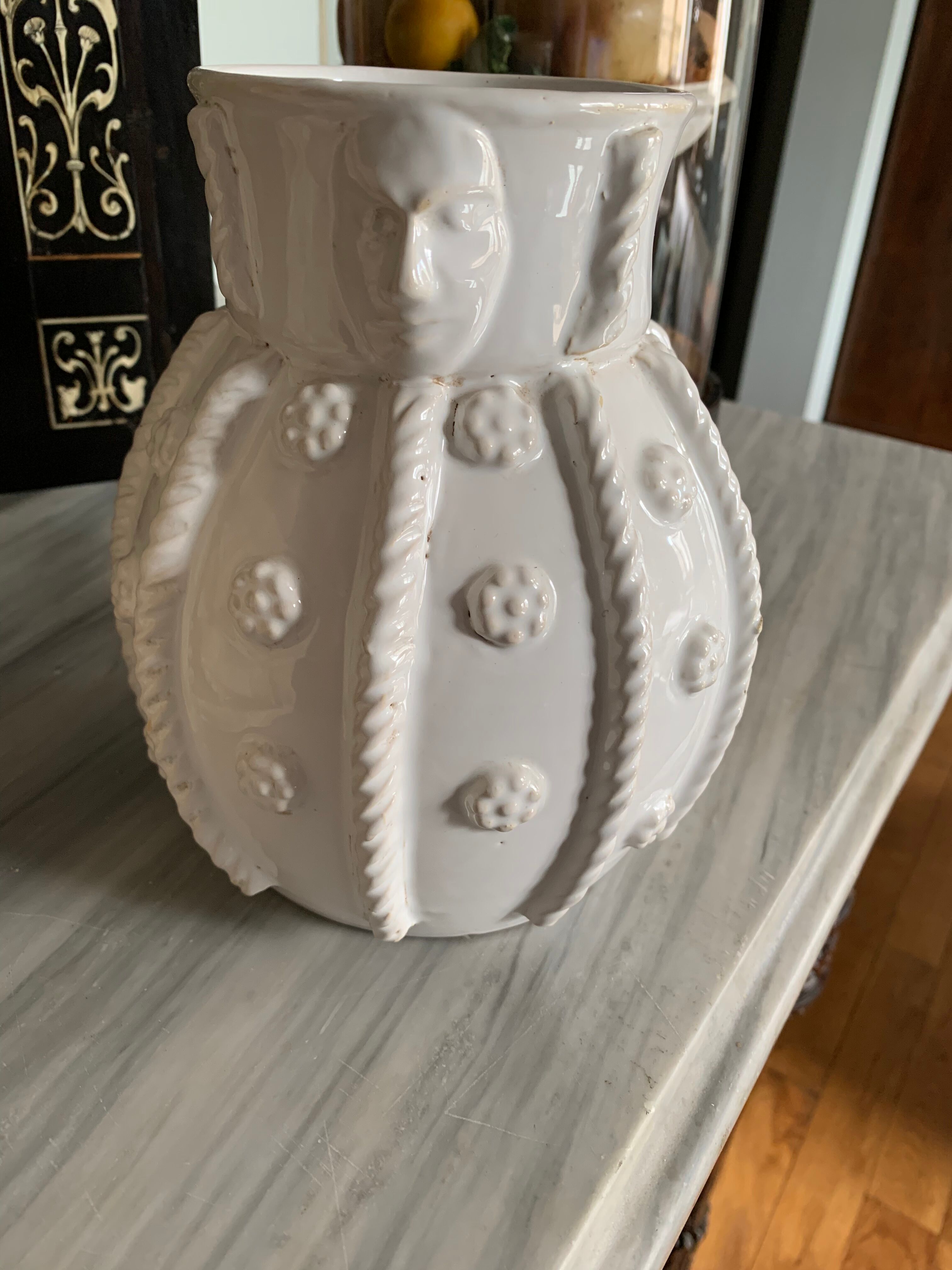 Malicorne earthenware pitcher émile tessier