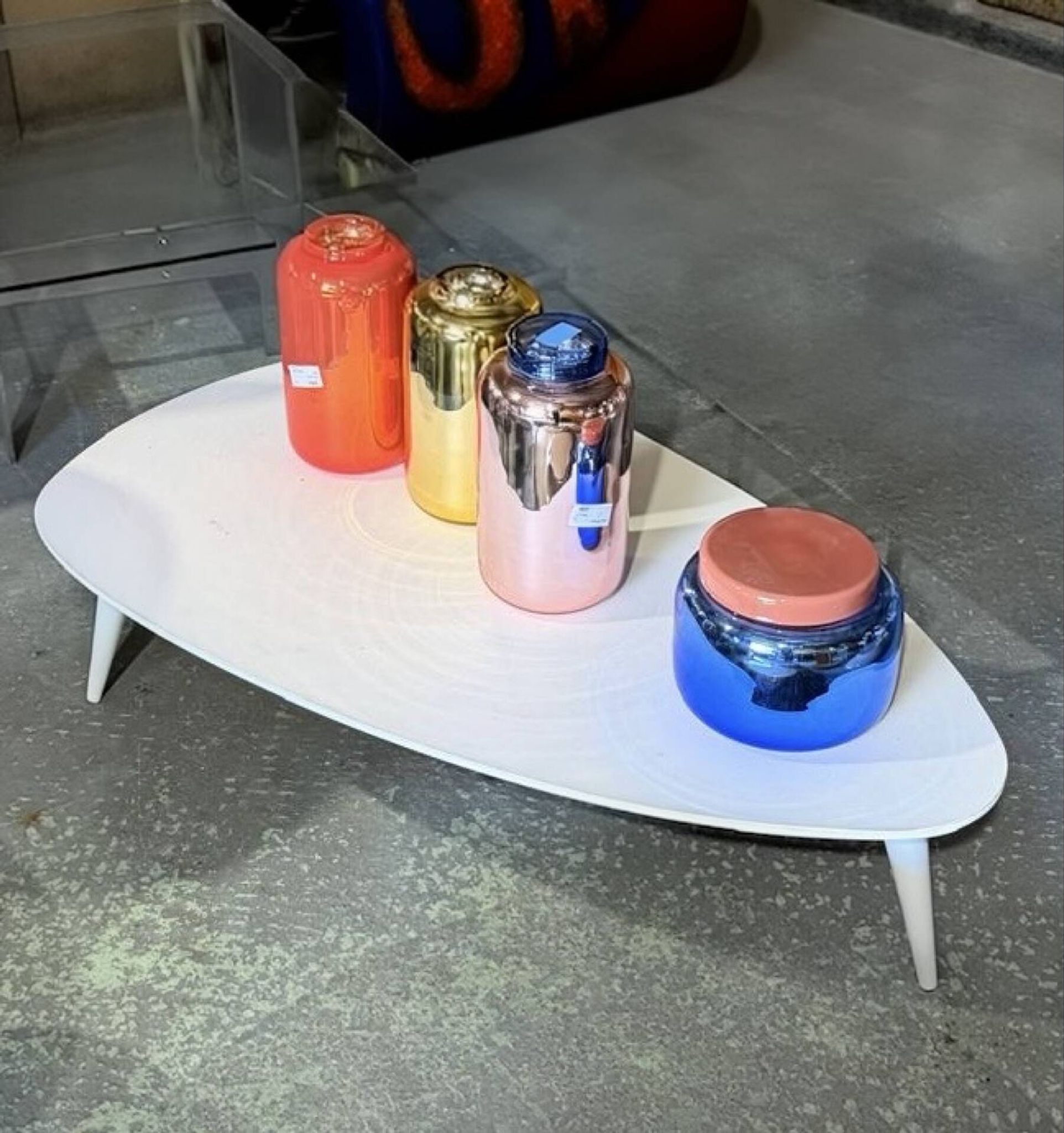 Collection de 4 Vases & Boîtes Pulpo "Container" par Sebastian Herkner