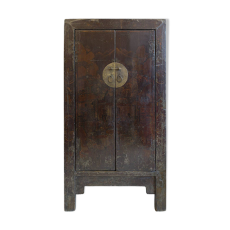 Chinese wardrobe with painted decoration – Shanxi Province, early 20th century