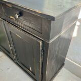 Black patinated buffet