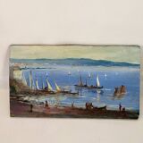 Italian seaside painting