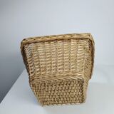 Square basket with handle