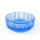 Art Deco salt cellar, orange glass, Ząbkowice, Poland, 1930s
