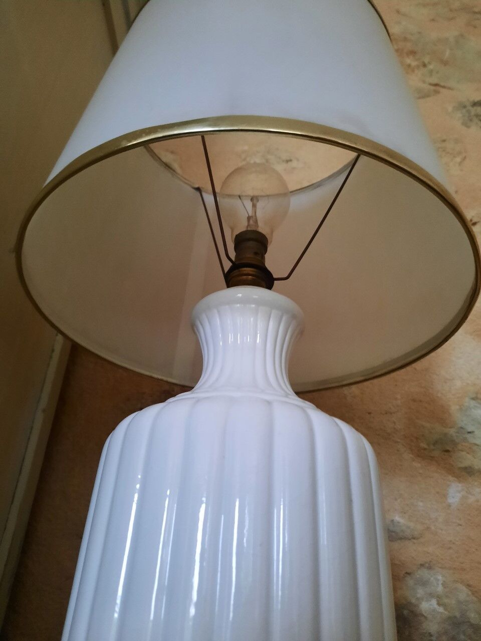 Antique ceramic lamp