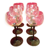 Set of 6 wine glasses