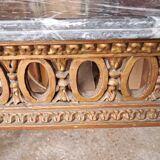 Gilded wood console