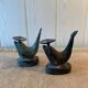 Anciens bougeoirs en bronze XIXeme