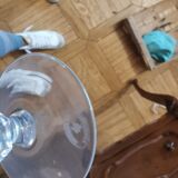 6 crystal flutes