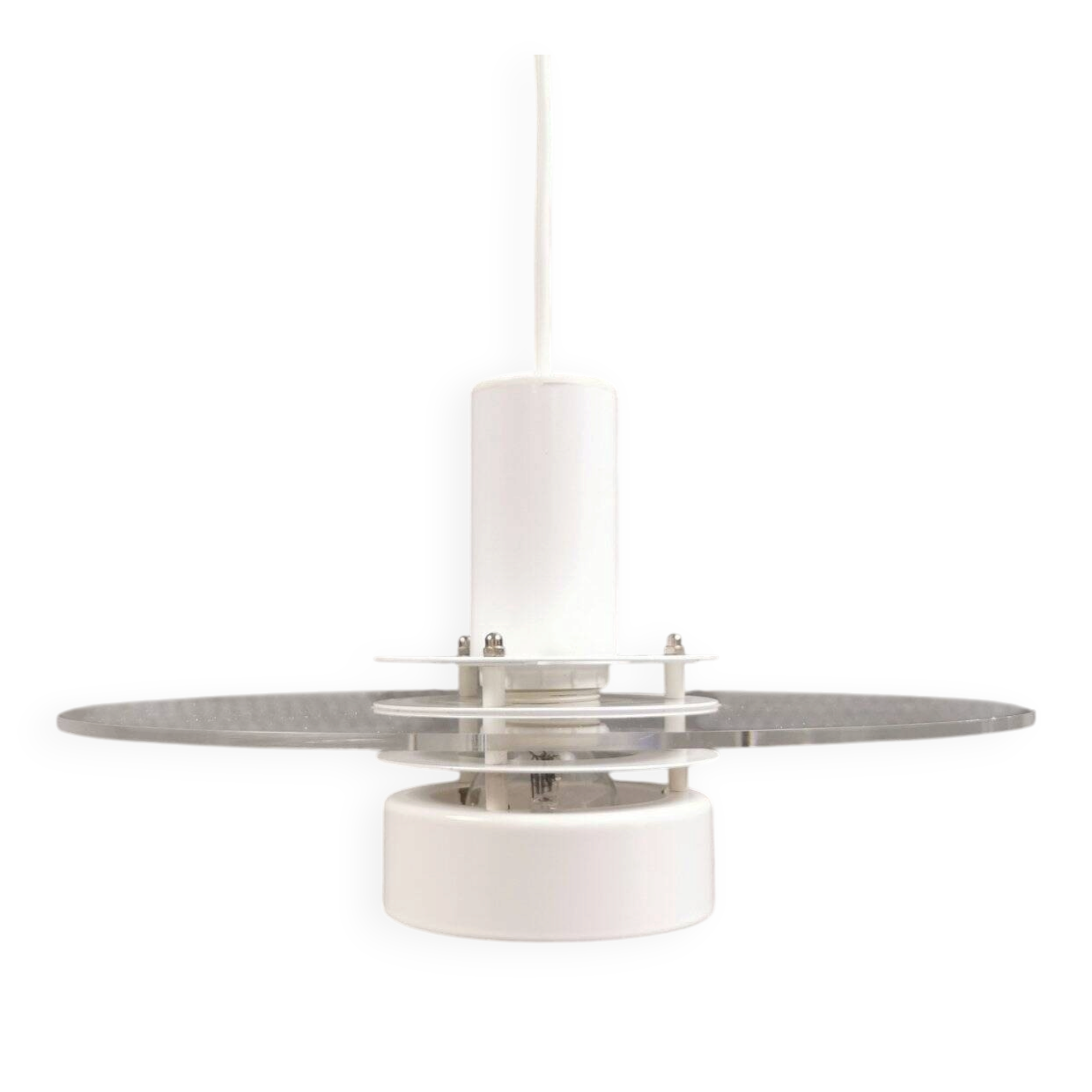 Classic Space Age pendant lamp from the 1980s, Denmark.