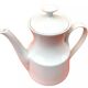 Cafetière de style art déco porcelaine blanche