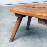 Folk Art Handmade Milk Stool, Late 1800s