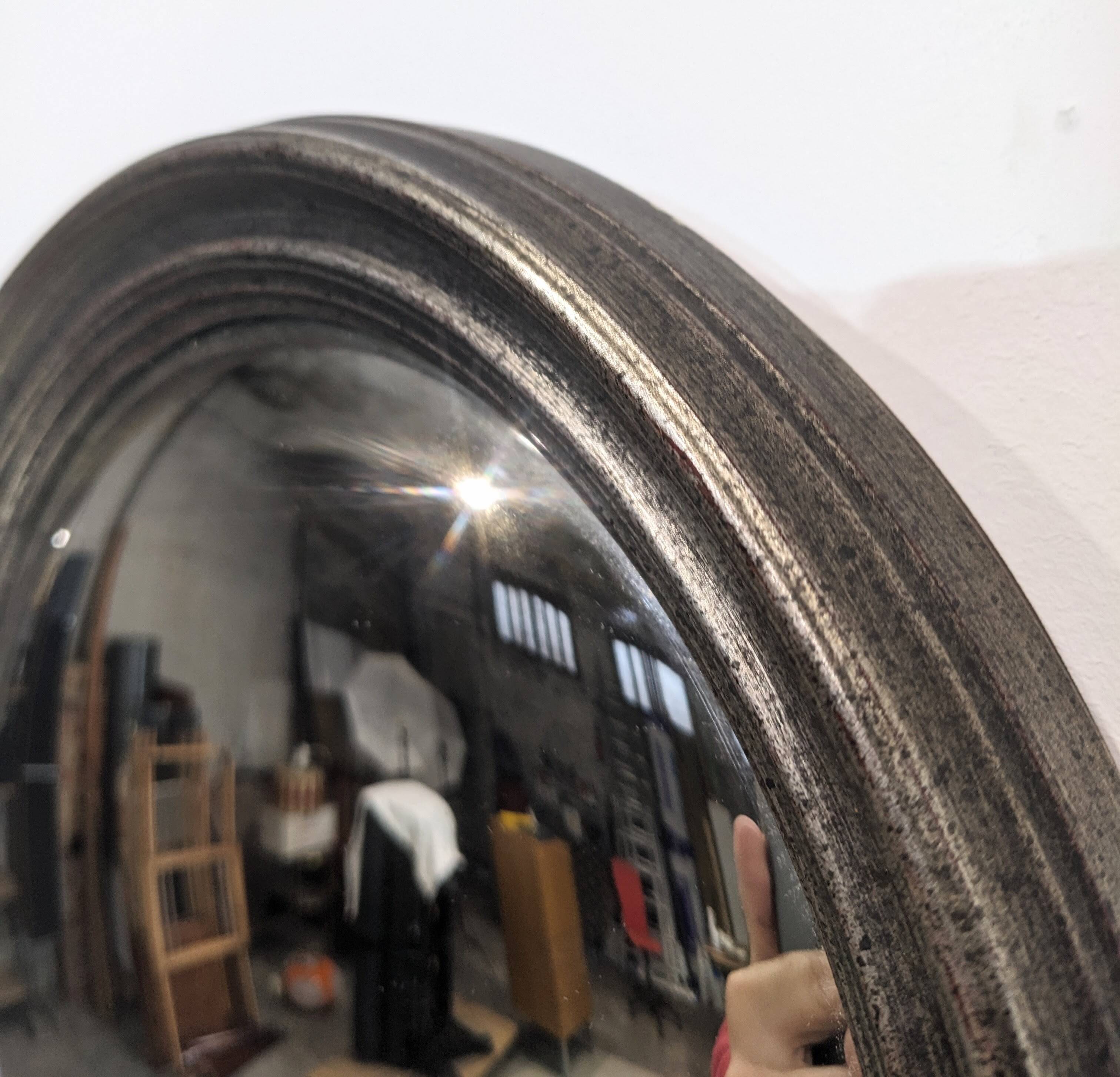 Vintage convex mirror, Witch's eye