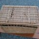 Wicker basket vintage pigeons