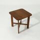 Modernist Amsterdam School Oak Side Table 1920s
