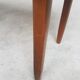 Vtg Mid Century Teak Vinyl Hallway Telephone Chair Table Bench Stool Danish 70s