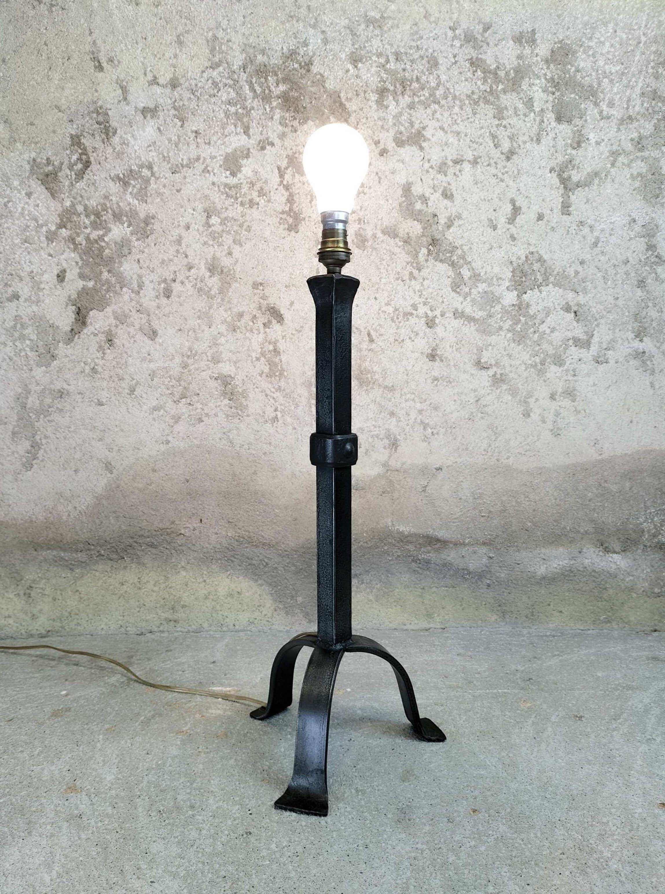 Large Jean-Pierre Ryckaert table lamp.