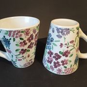 Pair of floral mugs – Country house spirit – New