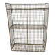 Meuble étagère en laiton