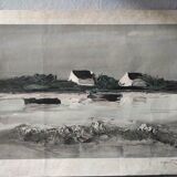 Original lithograph signed Georges Laporte