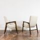 Paire de Fauteuils Mid-Century en Boucle Beige 1964