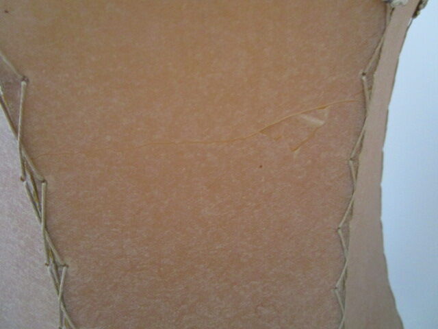 Large antique lamp in alabaster and bronze