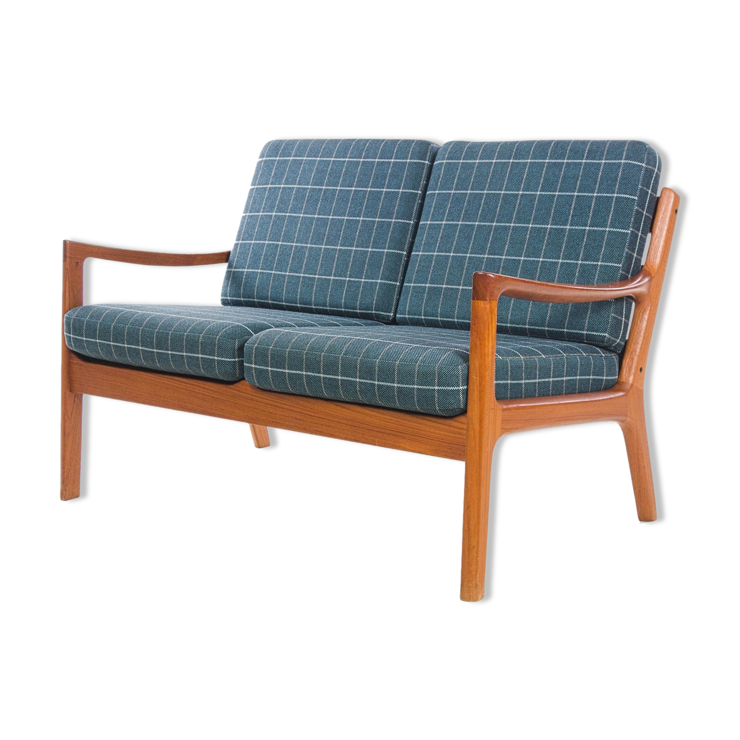 Vintage 2-seater "Senator" teak sofa Ole Wanscher 60s